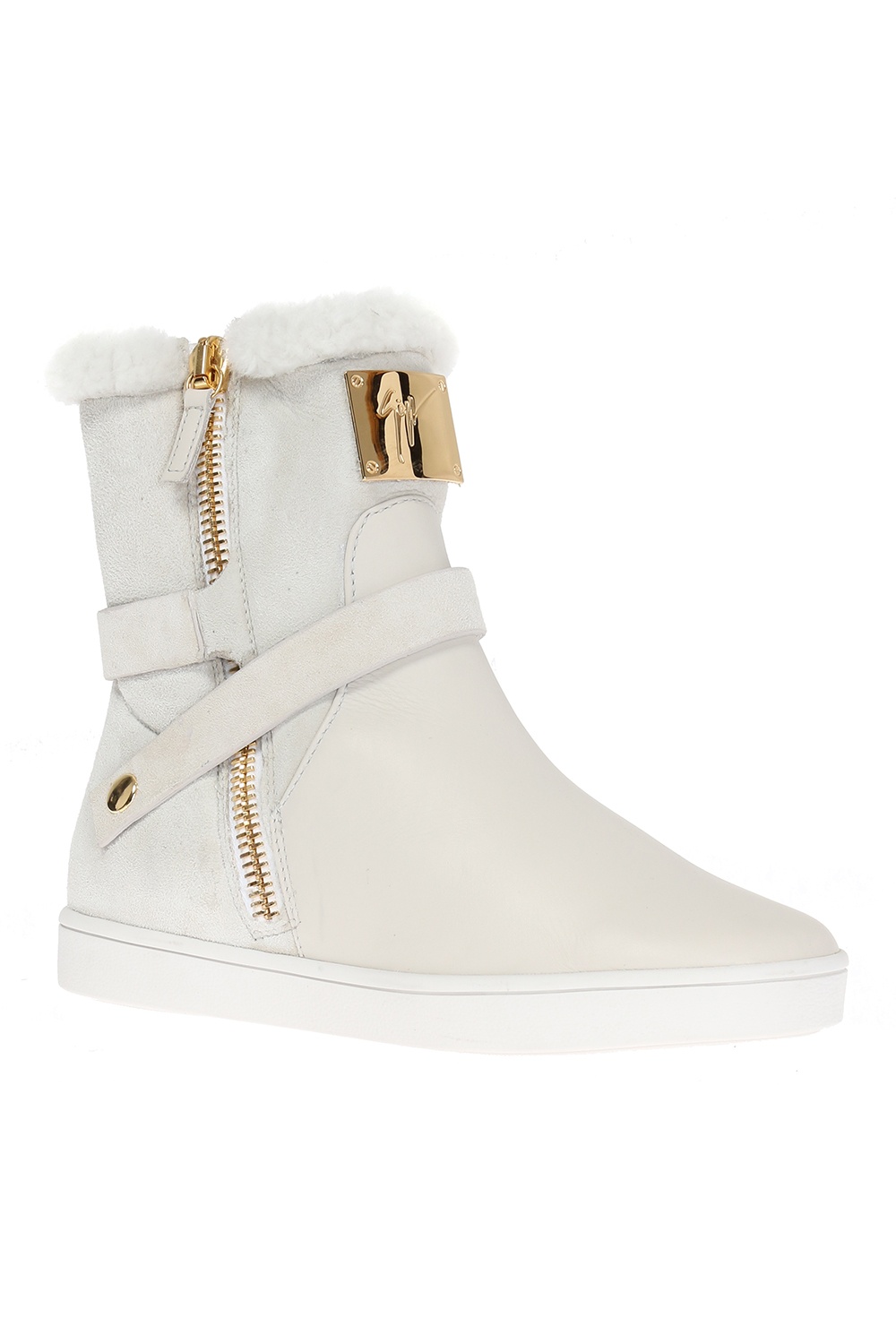 Giuseppe zanotti fur on sale boots